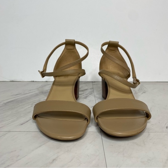 Michael Kors Serena Tan Leather Heeled Sandal 7M - Picture 2 of 15